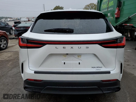 2025 Lexus NX with VIN JTJGGCEZ6S5010795, listed as a Copart auction lot 72822164 with 476 mi miles and Salvage Title. Bid and sale history available at carsss.com. Image 6.