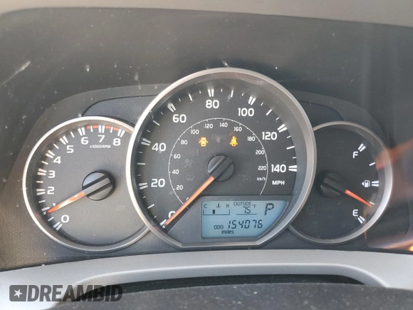 2016 Toyota RAV4 LE with VIN 2T3BFREV6GW514733, listed as a Copart auction lot 46297905 with 154,076 mi miles and Salvage Title. Bid and sale history available at carsss.com. Image 9.