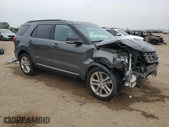 2017 Ford Explorer XLT z VIN 1FM5K8D80HGB51952, wystawiony jako Copart lot #60951985 z przebiegiem 80 198 mil mil oraz Szkoda całkowita • Salvage title. Historia ofert i sprzedaży dostępna na DreamBid. Obrazek 4.