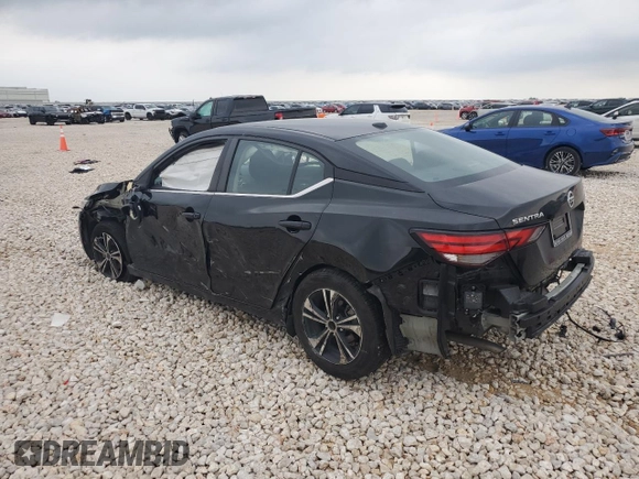 2021 Nissan Sentra SV with VIN 3N1AB8CVXMY321062, listed as a Copart auction lot 55619045 with 41,462 mi miles and Salvage title. Bid and sale history available at DreamBid. Image 2.