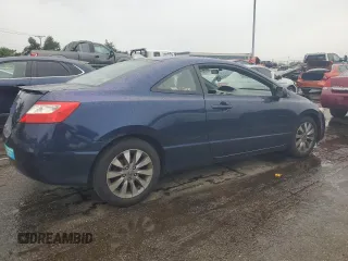 2009 Honda Civic Cpe EX with VIN 2HGFG128X9H502068, listed as a Copart auction lot 61962254 with 0 mi miles and Salvage Title. Bid and sale history available at carsss.com. Image 3.
