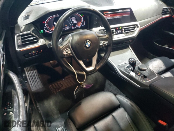 2022 BMW 4 Series 430i xDrive with VIN WBA73AP08NCJ13232, listed as a Copart auction lot 76399214 with 32,734 mi miles and Salvage Title. Bid and sale history available at DreamBid. Image 8.