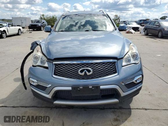 2017 Infiniti QX50 with VIN JN1BJ0RP4HM382093, listed as a Copart auction lot 70749584 with 91,125 mi miles and Salvage Title. Bid and sale history available at carsss.com. Image 5.