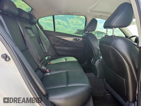 2015 Infiniti Q50 Premium with VIN JN1BV7APXFM337505, listed as a Copart auction lot 61900105 with 74,304 mi miles and Salvage title. Bid and sale history available at DreamBid. Image 10.
