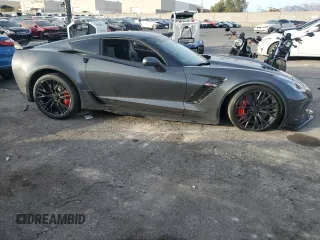2017 Chevrolet Corvette Z06 1LZ with VIN 1G1YP2D61H5601885, listed as a Copart auction lot 84687114 with 41,827 mi miles and Salvage title. Bid and sale history available at DreamBid. Image 4.