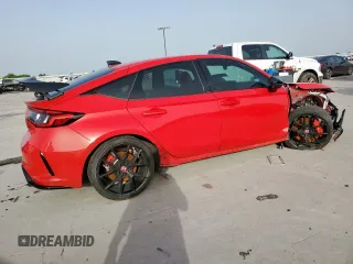 2025 Honda Civic Type R z VIN JHMFL5G40SX001231, wystawiony jako Copart lot #57126305 z przebiegiem 5731 mil mil oraz Szkody całkowita. Historia ofert i sprzedaży dostępna na DreamBid. Obrazek 3.