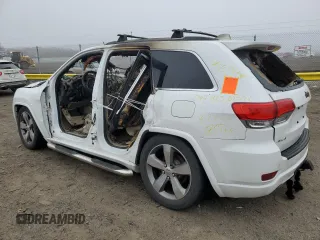 2015 Jeep Grand Cherokee Overland with VIN 1C4RJFCG8FC174325, listed as a Copart auction lot 51074475 with Not Provided miles and Salvage Title. Bid and sale history available at carsss.com. Image 2.