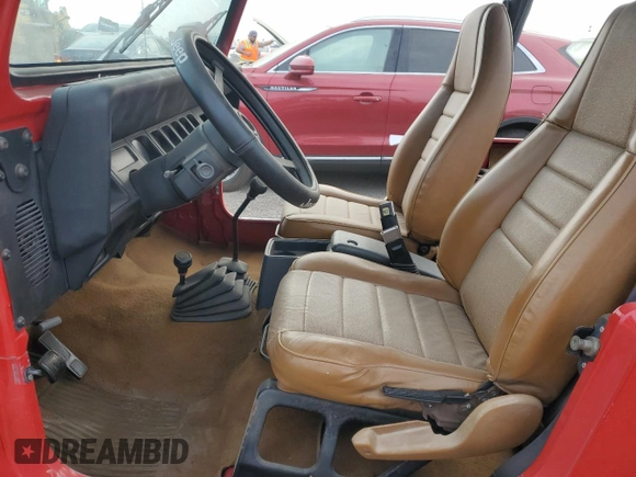 1992 Jeep Wrangler with VIN 2J4FY29S8NJ534808, listed as a Copart auction lot 76572844 with 0 mi miles and Non Repairable. Bid and sale history available at carsss.com. Image 7.