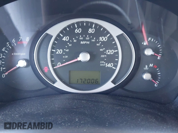 2007 Hyundai Tucson SE with VIN KM8JN12D07U475917, listed as a IAAI auction lot 41872876 with 172,006 mi miles. Bid and sale history available at carsss.com. Image 7.