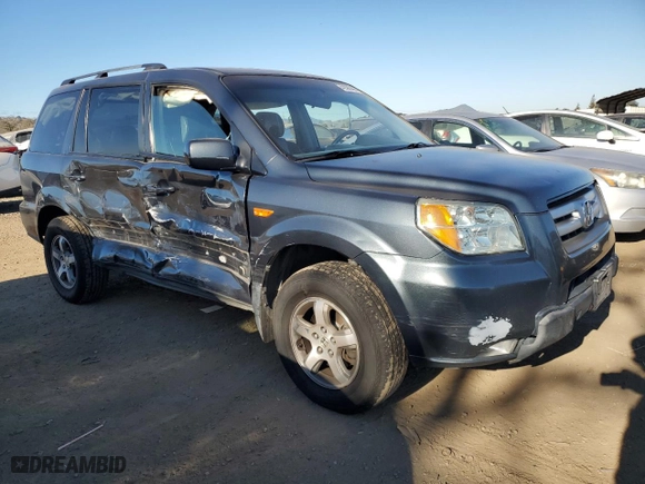 2006 Honda Pilot EX-L with RES with VIN 5FNYF18656B020609, listed as a Copart auction lot 42392465 with 80,521 mi miles and Salvage Title. Bid and sale history available at carsss.com. Image 4.