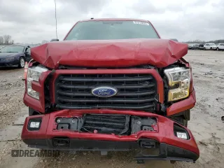 2017 Ford F-150 XL with VIN 1FTFX1EG5HKE50762, listed as a Copart auction lot 51812025 with 101,838 mi miles and Salvage title. Bid and sale history available at DreamBid. Image 5.