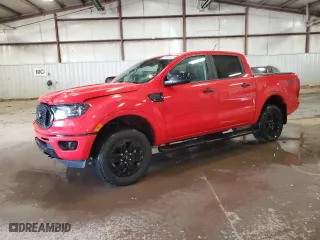 2021 Ford Ranger XL with VIN 1FTER4FH1MLD30542, listed as a Copart auction lot 48709745 with 20,281 mi miles and Salvage Title. Bid and sale history available at carsss.com. Image 1.