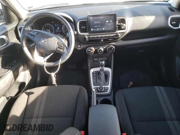 2022 Hyundai Venue SEL with VIN KMHRC8A36NU161003, listed as a Copart auction lot 85650344 with 37,619 mi miles and Clean Title. Bid and sale history available at DreamBid. Image 8.
