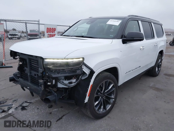 2024 Jeep Grand Wagoneer Series II with VIN 1C4SJSFP4RS161779, listed as a IAAI auction lot 41260382 with 11,832 mi miles and . Bid and sale history available at DreamBid. Image 2.