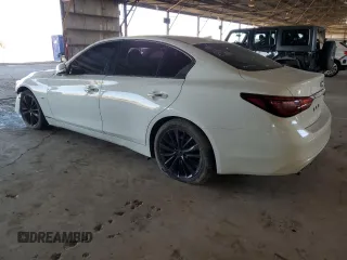 2019 Infiniti Q50 Luxe with VIN JN1EV7AP7KM511702, listed as a Copart auction lot 62198415 with 68,469 mi miles and Clean title. Bid and sale history available at DreamBid. Image 2.