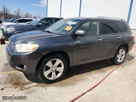 2008 Toyota Highlander Limited with VIN JTEES42A082003067, listed as a Copart auction lot 48872235 with 303,939 mi miles and Salvage Title. Bid and sale history available at carsss.com. Image 1.