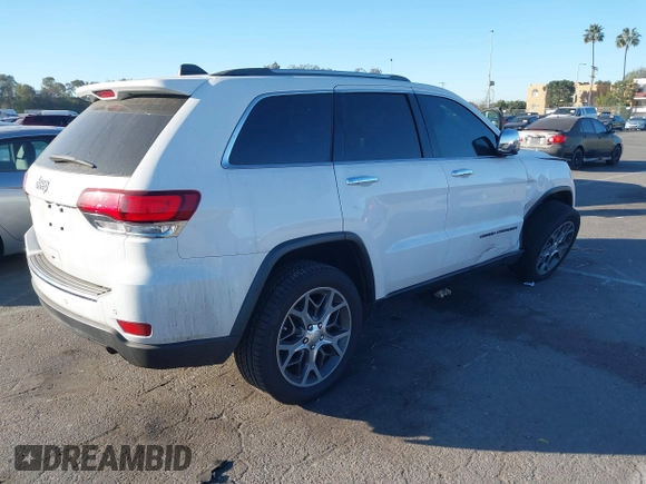 2020 Jeep Grand Cherokee Limited X with VIN 1C4RJEBG2LC404352, listed as a IAAI auction lot 41290461 with 72,519 mi miles. Bid and sale history available at carsss.com. Image 4.