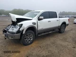 2017 Nissan Titan Platinum Reserve z VIN 1N6AA1E5XHN548241, wystawiony jako Copart lot #51532605 z przebiegiem 105 721 mil mil oraz Szkoda całkowita • Salvage title. Historia ofert i sprzedaży dostępna na DreamBid. Obrazek 1.