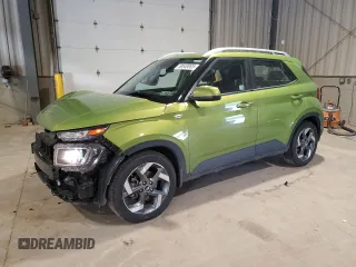 2024 Hyundai Venue SEL with VIN KMHRC8A38RU292729, listed as a Copart auction lot 59549005 with 13,707 mi miles and Salvage title. Bid and sale history available at DreamBid. Image 1.