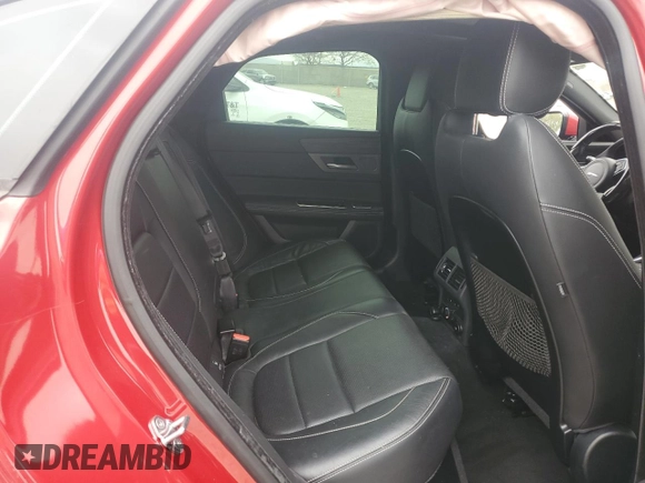 2018 Jaguar XF with VIN SAJBG4FV8JCY69204, listed as a Copart auction lot 50270335 with 45,243 mi miles and Salvage Title. Bid and sale history available at DreamBid. Image 10.