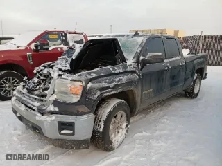 2015 GMC Sierra 1500 SLE with VIN 1GTV2UEC1FZ213151, listed as a Copart auction lot 41902705 with 0 mi miles and Salvage Title. Bid and sale history available at carsss.com. Image 1.