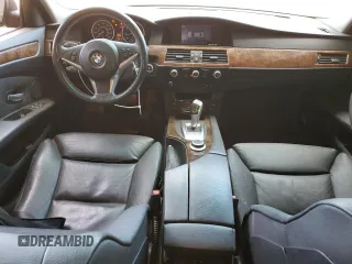 2008 BMW 5 Series 550i with VIN WBANW53598CT48525, listed as a Copart auction lot 48611945 with 103,546 mi miles and Salvage Title. Bid and sale history available at carsss.com. Image 8.