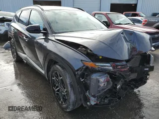 2022 Hyundai Tucson N Line with VIN KM8JF3AE9NU149775, listed as a Copart auction lot 85071034 with 27,688 mi miles and Salvage Title. Bid and sale history available at carsss.com. Image 4.