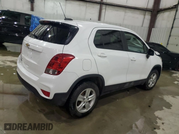 2020 Chevrolet Trax LS with VIN KL7CJNSB9LB018489, listed as a Copart auction lot 46179375 with 63,579 mi miles and Non Repairable. Bid and sale history available at carsss.com. Image 3.