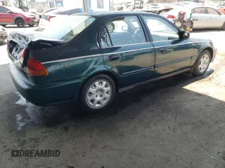 1998 Honda Civic DX with VIN JHMEJ6625WS000750, listed as a Copart auction lot 62486554 with 149,369 mi miles and Salvage Title. Bid and sale history available at DreamBid. Image 3.