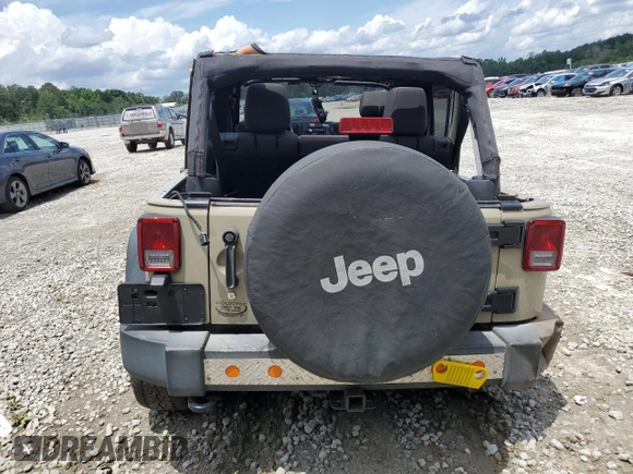 2017 Jeep Wrangler Unlimited Sport with VIN 1C4BJWDG3HL570469, listed as a Copart auction lot 60598025 with 83,261 mi miles and Salvage title. Bid and sale history available at DreamBid. Image 6.