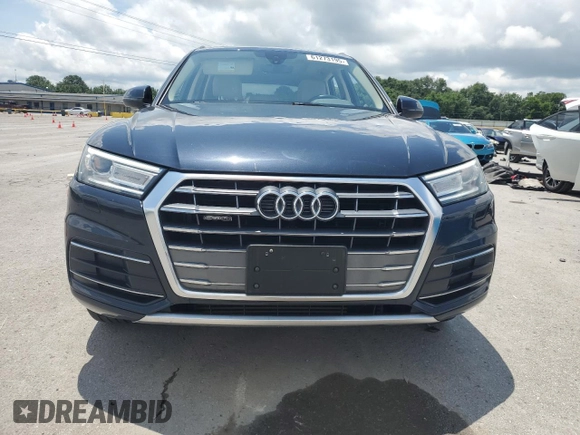 2019 Audi Q5 Premium with VIN WA1ANAFY2K2080444, listed as a Copart auction lot 61273195 with 52,942 mi miles and Salvage title. Bid and sale history available at DreamBid. Image 5.