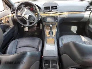2007 Mercedes-Benz E 63 AMG with VIN WDBUF77X67B040480, listed as a Copart auction lot 47549575 with 206,402 mi miles and Salvage Title. Bid and sale history available at carsss.com. Image 8.