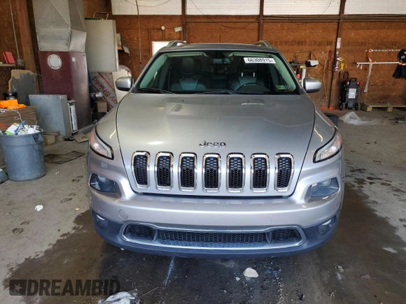 2014 Jeep Cherokee Limited z VIN 1C4PJMDB4EW169215, wystawiony jako Copart lot #66308915 z przebiegiem 135 261 mil mil oraz Czysty tytuł • Clean title. Historia ofert i sprzedaży dostępna na DreamBid. Obrazek 5.