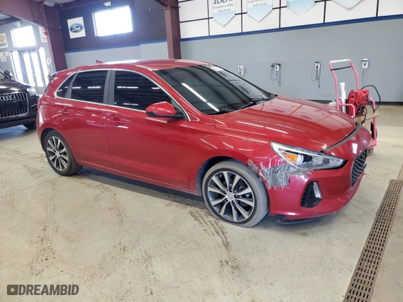 2018 Hyundai Elantra GT with VIN KMHH35LE4JU017386, listed as a Copart auction lot 51652145 with 126,325 mi miles and Clean Title. Bid and sale history available at carsss.com. Image 4.