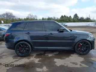2019 Land Rover Range Rover Sport SVR with VIN SALWZ2SE6KA845929, listed as a IAAI auction lot 41557635 with 77,622 mi miles and . Bid and sale history available at DreamBid. Image 14.