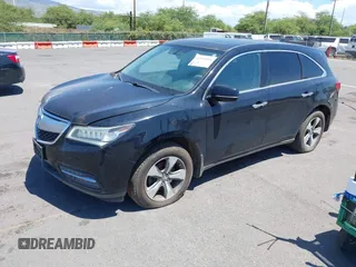 2016 Acura MDX with VIN 5FRYD3H2XGB019308, listed as a IAAI auction lot 41914816 with 1 mi miles. Bid and sale history available at carsss.com. Image 17.