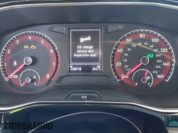 2019 Volkswagen Jetta S with VIN 3VWC57BU0KM116061, listed as a IAAI auction lot 41836784 with 138,918 mi miles and . Bid and sale history available at DreamBid. Image 7.