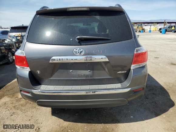 2012 Toyota Highlander with VIN 5TDBK3EH1CS154141, listed as a Copart auction lot 52129045 with 113,588 mi miles and Salvage Title. Bid and sale history available at carsss.com. Image 6.