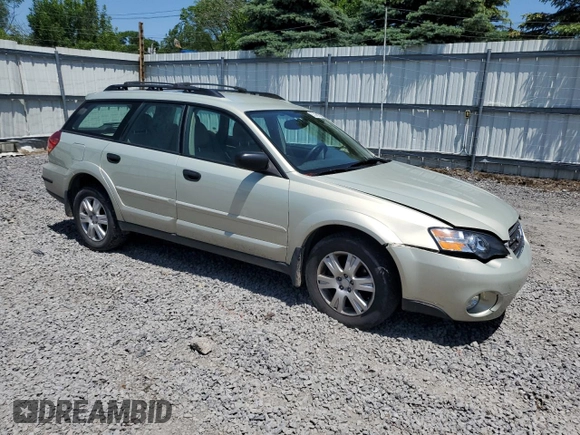2005 Subaru Legacy Outback with VIN 4S4BP61C557317220, listed as a Copart auction lot 62354555 with 112,677 mi miles and Salvage title. Bid and sale history available at DreamBid. Image 4.
