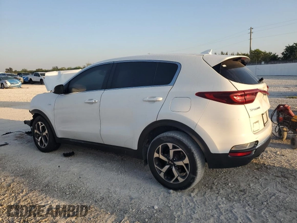 2021 Kia Sportage LX with VIN KNDPMCAC0M7897914, listed as a Copart auction lot 53608335 with 44,990 mi miles and Non Repairable. Bid and sale history available at carsss.com. Image 2.