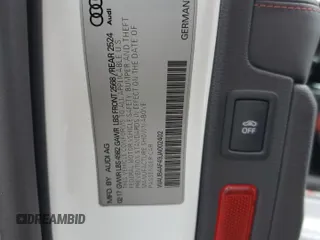 2018 Audi S4 Premium Plus with VIN WAUB4AF49JA002402, listed as a Copart auction lot 42456084 with 80,779 mi miles. Bid and sale history available at carsss.com. Image 12.