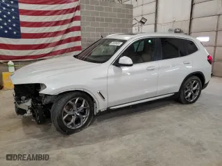 2023 BMW X3 xDrive30i with VIN 5UX53DP04P9R53681, listed as a Copart auction lot 49039085 with NaN miles and Salvage Title. Bid and sale history available at carsss.com. Image 1.