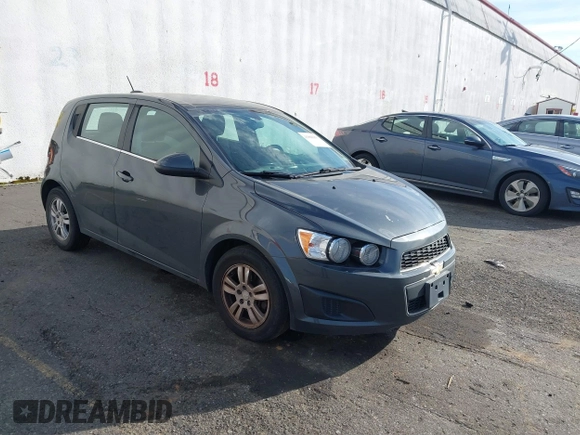 2016 Chevrolet Sonic LT with VIN 1G1JC6SG8G4156954, listed as a IAAI auction lot 41896955 with 142,780 mi miles. Bid and sale history available at carsss.com. Image 1.