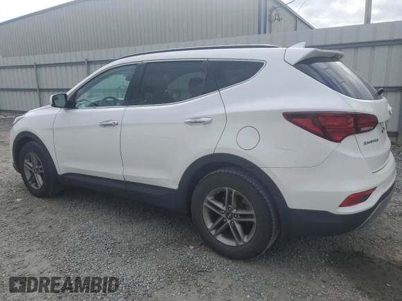 2017 Hyundai Santa Fe 2.4L with VIN 5NMZUDLB7HH001772, listed as a Copart auction lot 54573715 with 94,118 mi miles and Salvage title. Bid and sale history available at DreamBid. Image 2.