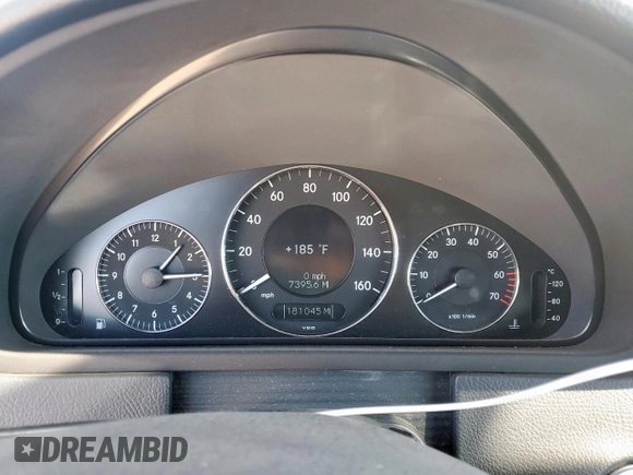 2005 Mercedes-Benz CLK 500 with VIN WDBTK75J75F147923, listed as a Copart auction lot 53743485 with 181,045 mi miles and Clean title. Bid and sale history available at DreamBid. Image 9.