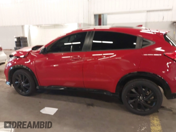 2022 Honda HR-V Sport with VIN 3CZRU6H13NM741124, listed as a IAAI auction lot 41025384 with 39,854 mi miles. Bid and sale history available at carsss.com. Image 15.