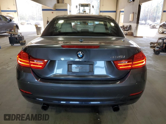 2016 BMW 4 Series 435i with VIN WBA3T3C54G5A42195, listed as a Copart auction lot 85067364 with 57,070 mi miles and Salvage title. Bid and sale history available at DreamBid. Image 6.