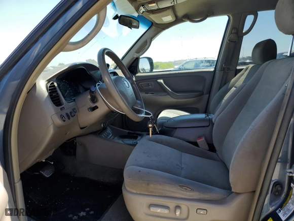 2005 Toyota Sequoia SR5 with VIN 5TDBT44A15S243055, listed as a Copart auction lot 65941844 with 284,263 mi miles and Salvage Title. Bid and sale history available at carsss.com. Image 7.