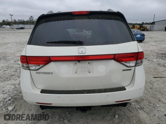 2016 Honda Odyssey Touring Elite with VIN 5FNRL5H91GB038752, listed as a Copart auction lot 50680985 with 81,576 mi miles and Salvage Title. Bid and sale history available at carsss.com. Image 6.