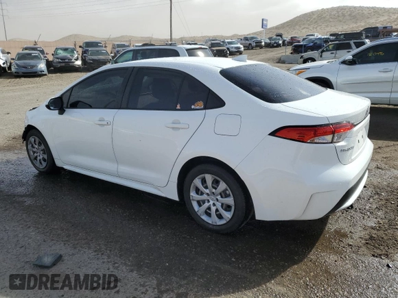 2022 Toyota Corolla LE with VIN JTDEPMAE7N3008895, listed as a Copart auction lot 48558555 with 15,417 mi miles and Salvage Title. Bid and sale history available at carsss.com. Image 2.